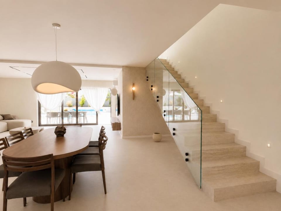 Living room, Seating area, Dining area