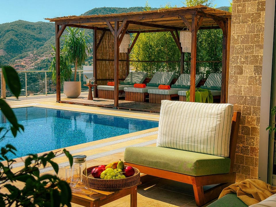 Qoople Villa Toscana - Panoramic 360 sea & castle view Villa in Alanya
