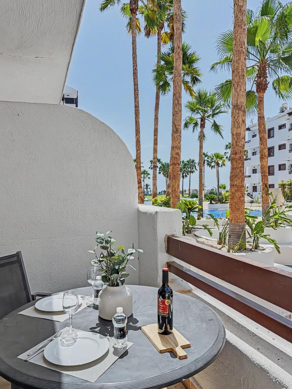 Property building, View (from property/room), Balcony/Terrace, Swimming pool