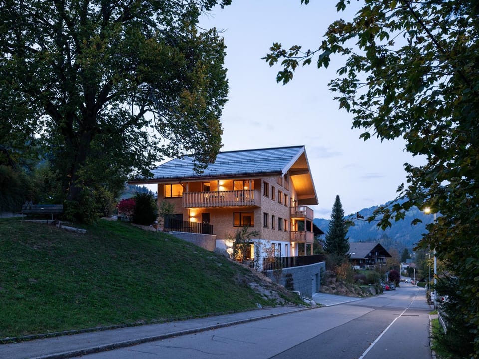 Property building, Sunset