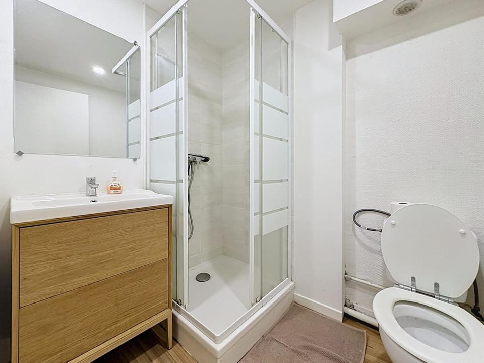Shower, Toilet, Bathroom, towels
