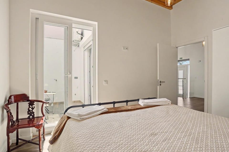 Property building, Living room, Bedroom