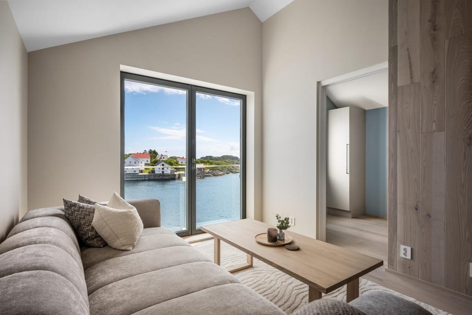 Natural landscape, Living room, Seating area, Sea view