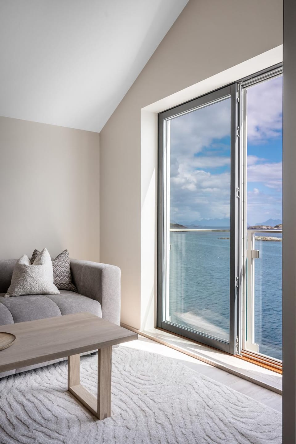 View (from property/room), Living room, Sea view