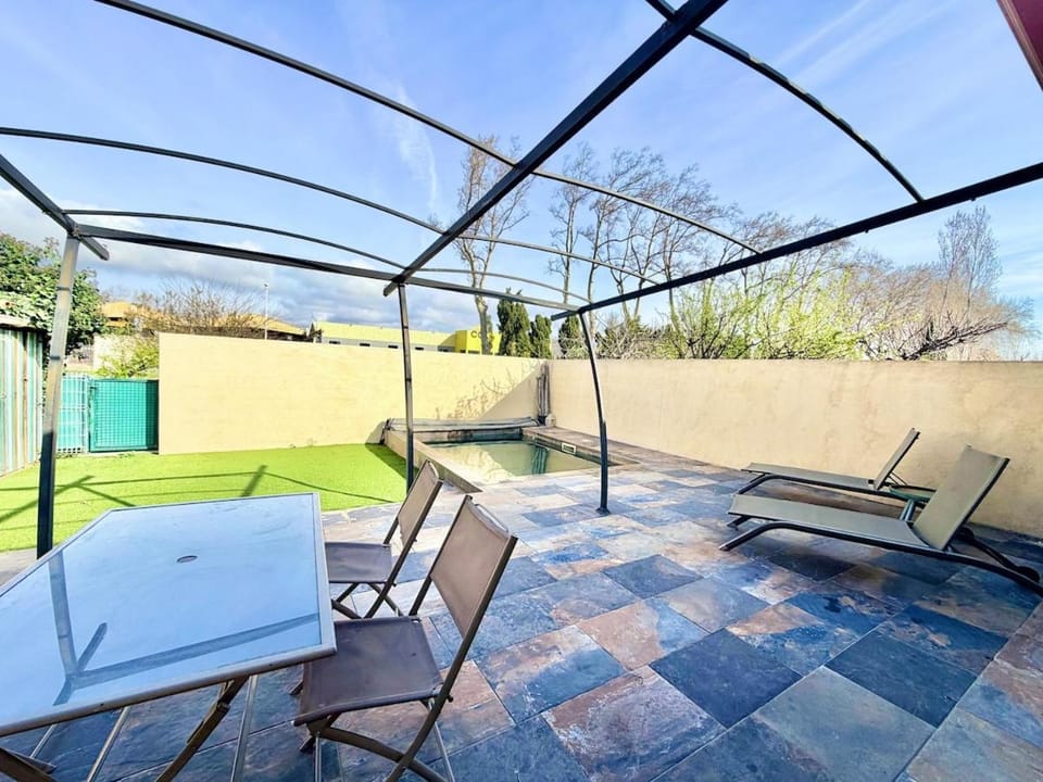 Villa 3 ch Clim Piscine & BBQ Calme Perpignan Villa in Perpignan