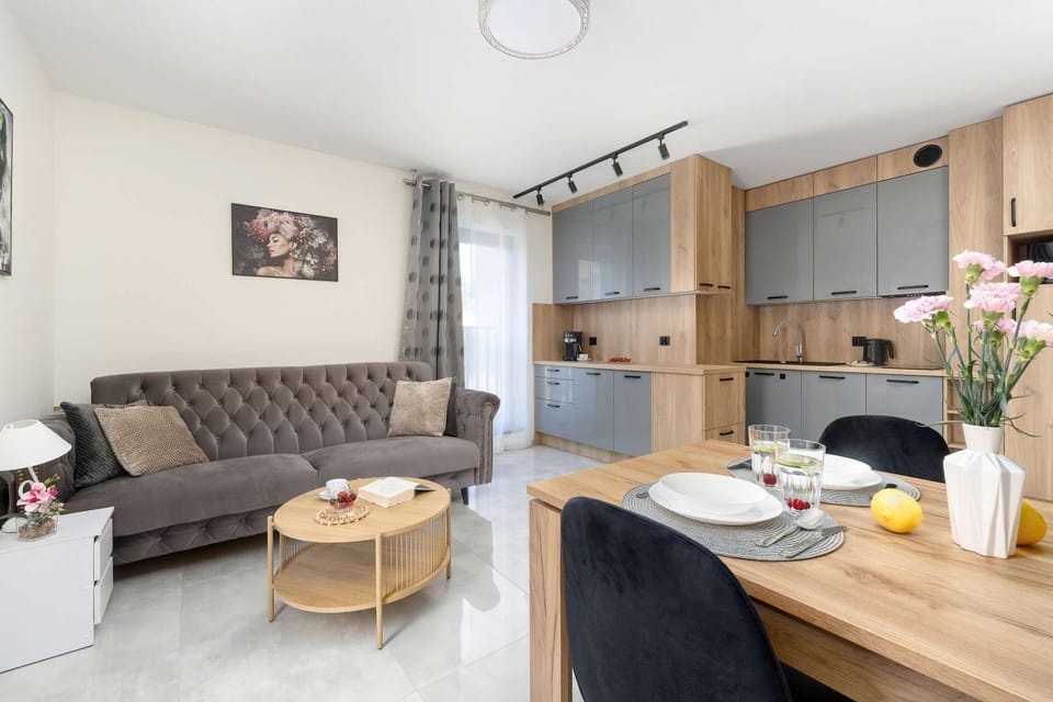 Kitchen or kitchenette, Living room, Seating area, pet friendly, stove