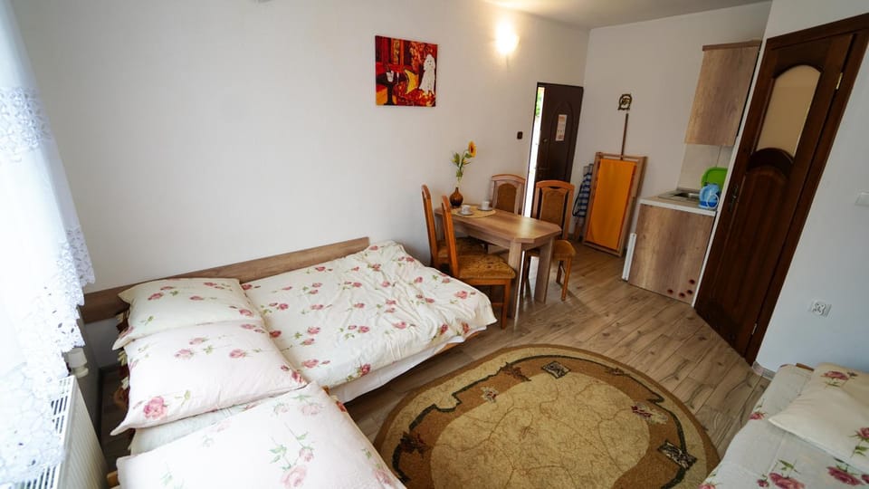 Bed, Kitchen or kitchenette, Photo of the whole room