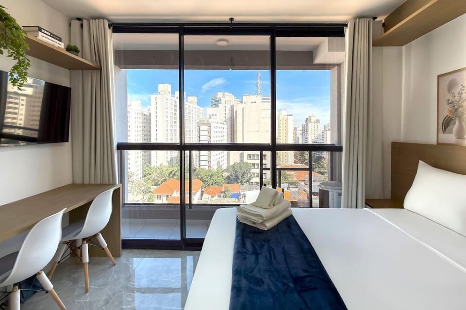 Studio moderno na Vila Mariana | 800m do metrô Apartment in Sao Paulo City