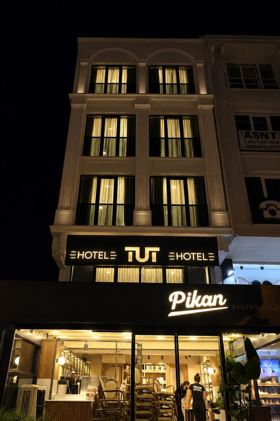 Property building, Night