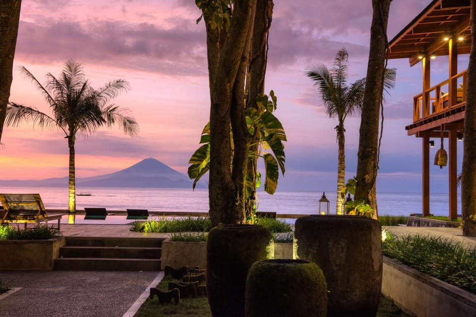Sea view, Swimming pool, Sunset