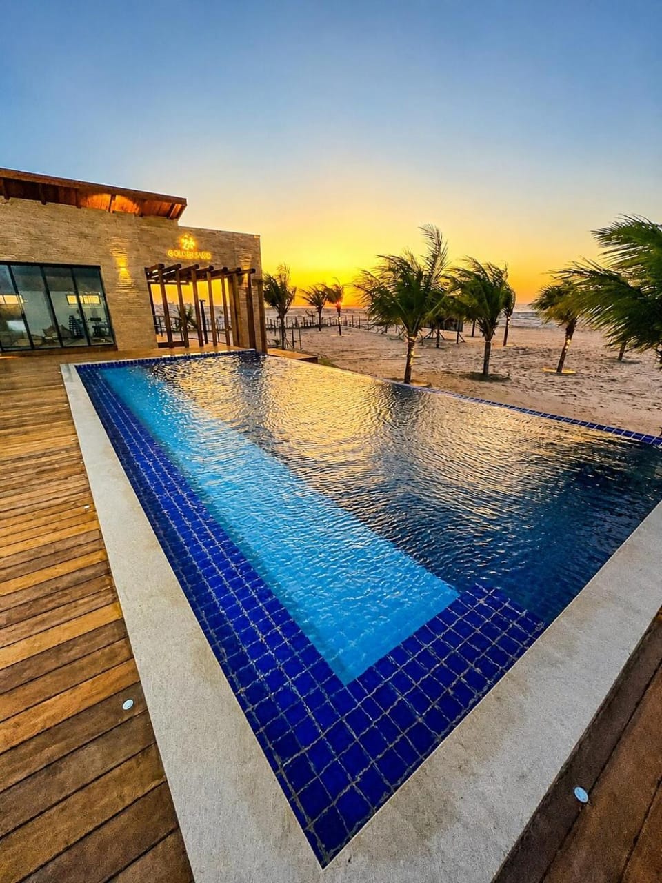 Day, Pool view, Sea view, Swimming pool, Sunset