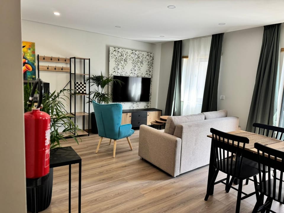 Living room, air conditioner