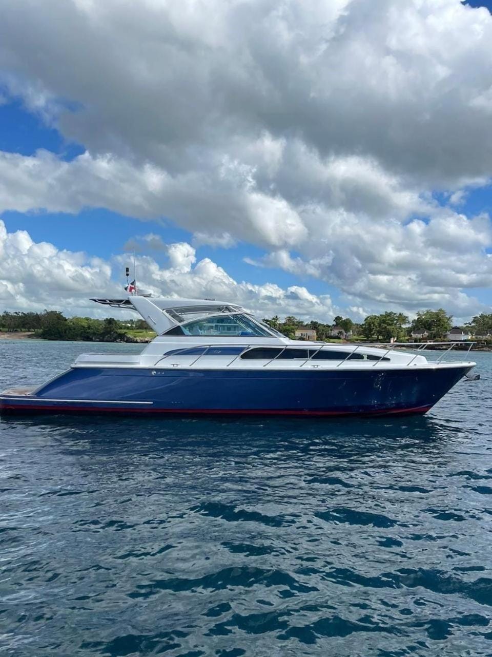 Sensation Rentals Docked boat in Boca Chica