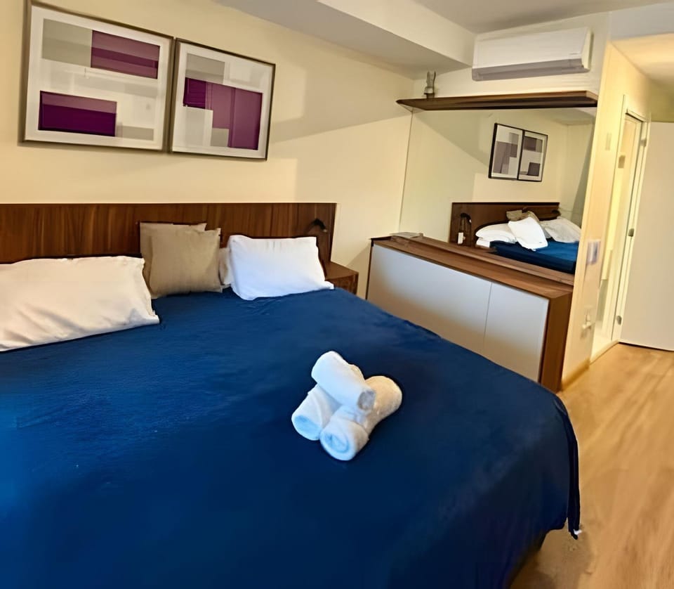 Studio Moderno cama king, academia e piscina (312) Apartment in Sao Paulo City
