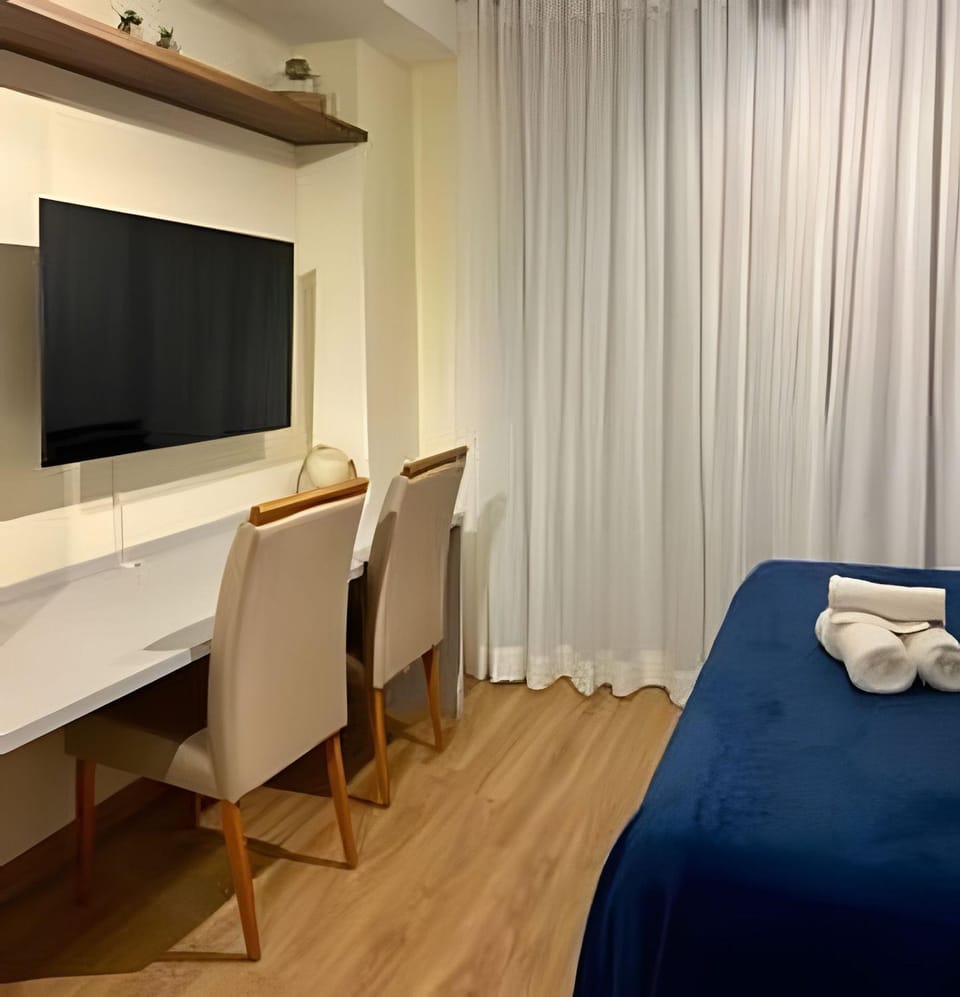 Studio Moderno cama king, academia e piscina (312) Apartment in Sao Paulo City