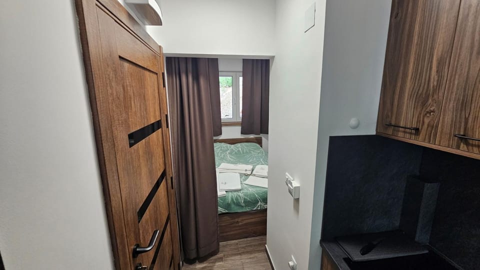 Bed, Photo of the whole room, Bedroom, towels, wardrobe
