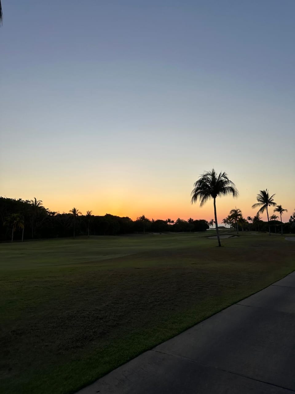 Day, Natural landscape, Golfcourse, Sunrise, Sunset