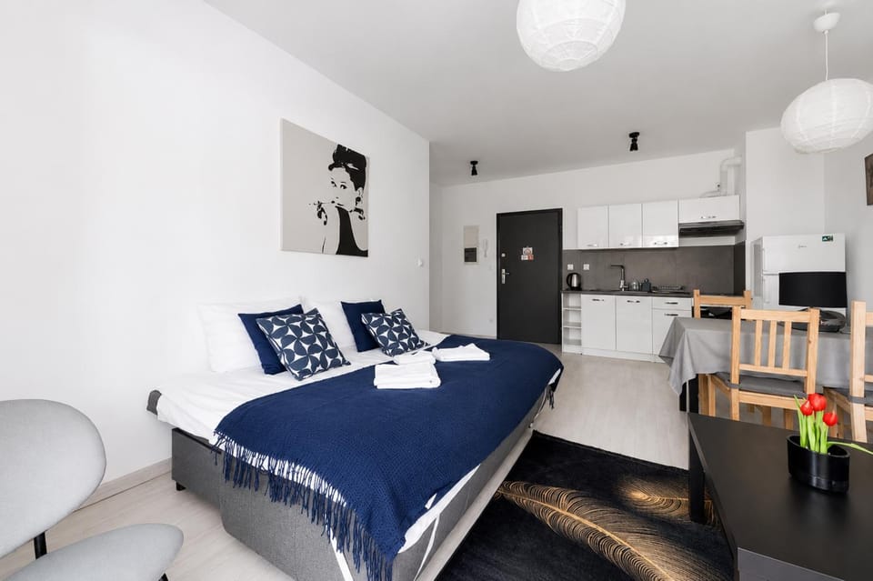 Bed, Kitchen or kitchenette, Photo of the whole room, Dining area, Bedroom, oven, towels