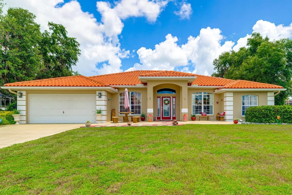 Just Another Day in Paradise! Citrus County House in Inverness