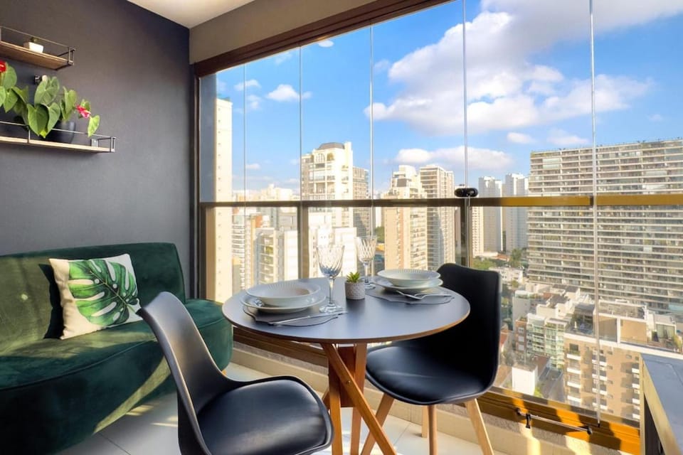 VN1607 - Estúdio Elegante no D'Oru Vila Nova Apartment in Sao Paulo City