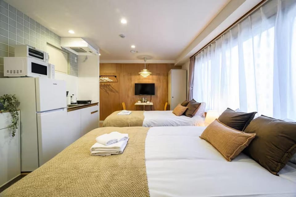 Bed, TV and multimedia, Kitchen or kitchenette