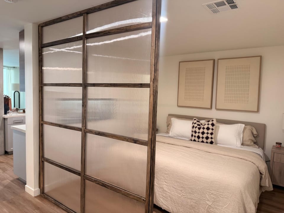 Bed, heating, air conditioner