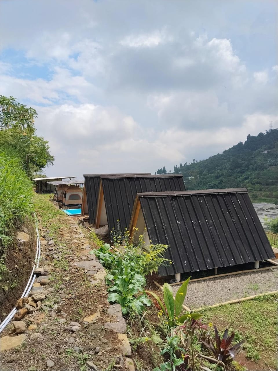 Cihulu Budget Glamping Luxury tent in Cisarua