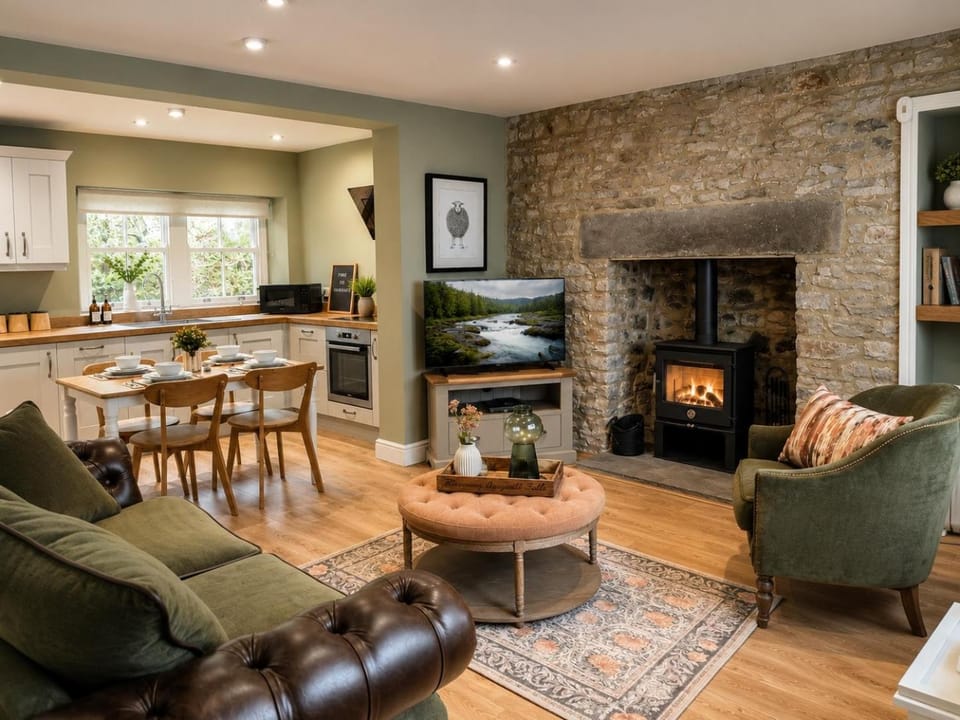 River Song, Aysgarth Falls House in England