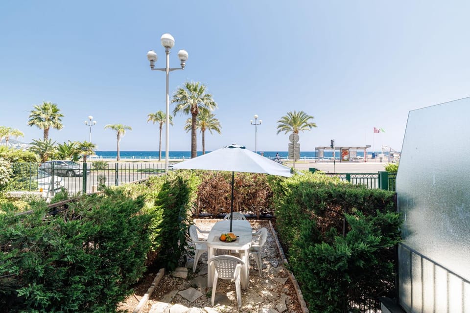 MY CASA - PROM 193-A - Apartement in Front of the sea 1 room with terrace and garden Apartment in Nice