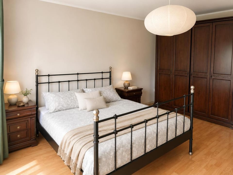 Bed, Bedroom, wardrobe