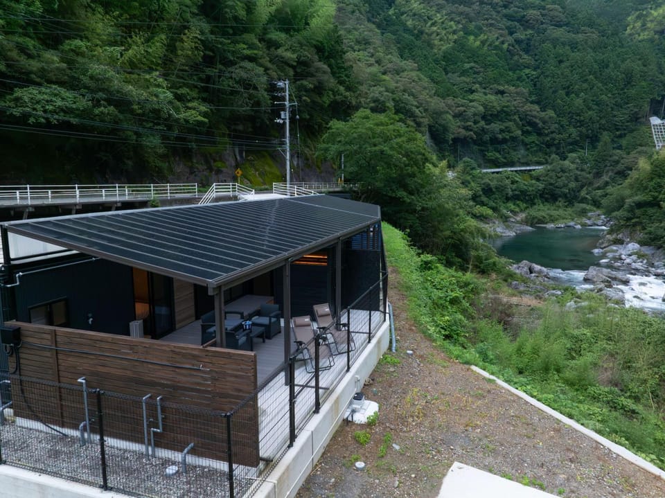 Property building, Natural landscape, Mountain view, River view