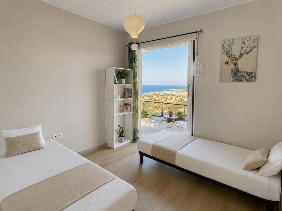 Bedroom, Sea view