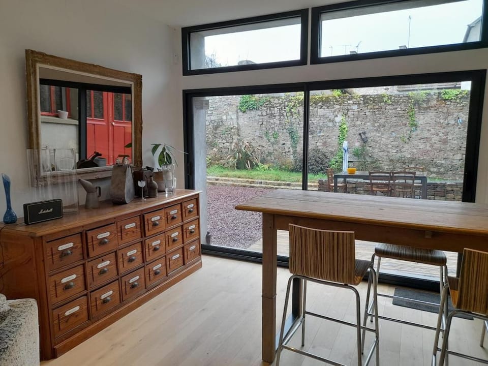 loft with a garage feel House in Normandy