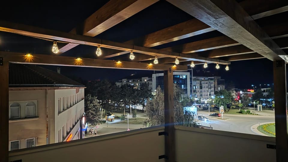 Night, City view, Street view