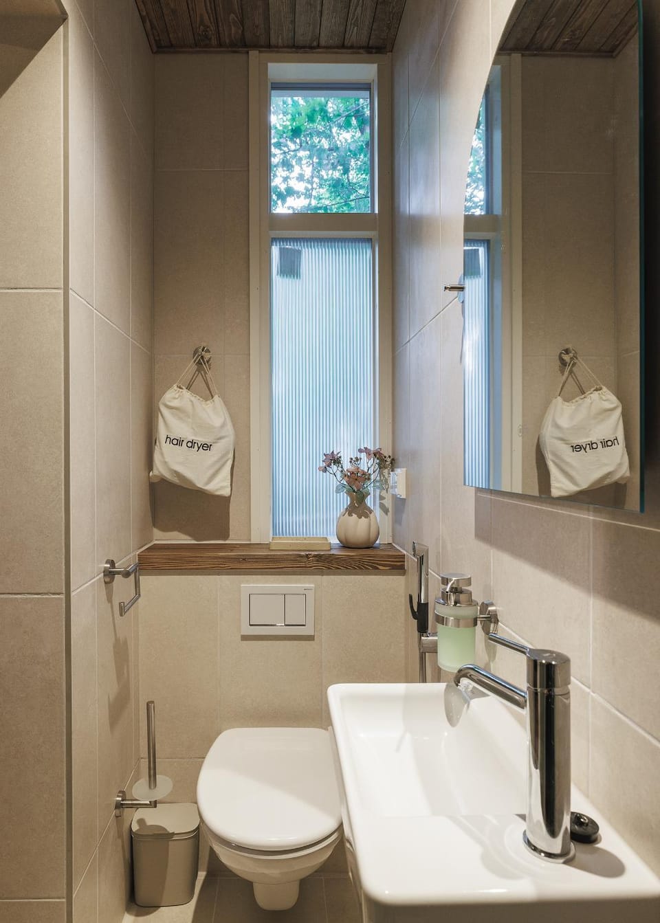 Bathroom, hair dryier