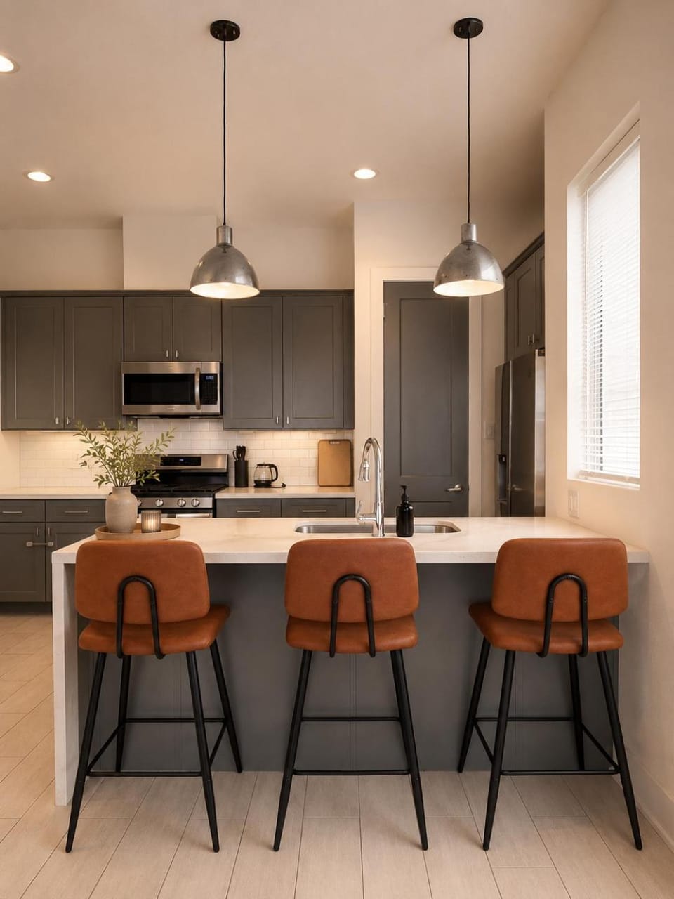 Kitchen or kitchenette, Dining area, stove