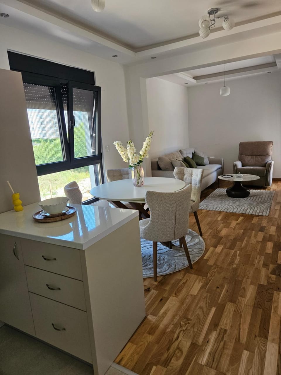 Living room, Dining area, kitchen