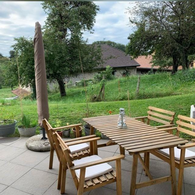 Patio, Spring, Dining area
