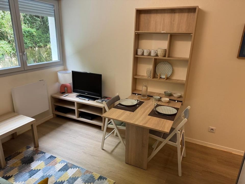Studio rénové, au calme, avec garage Apartment in Caluire-et-Cuire