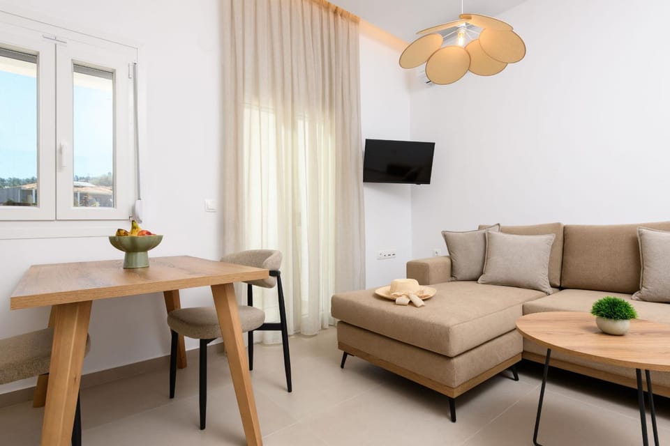 Living room, kitchen