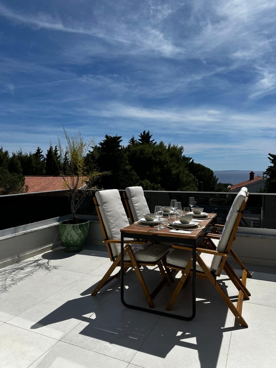 Balcony/Terrace, Dinner, Sunset