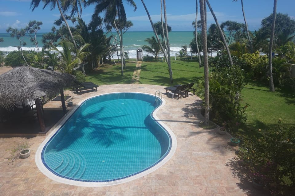 Pool view, sunbed