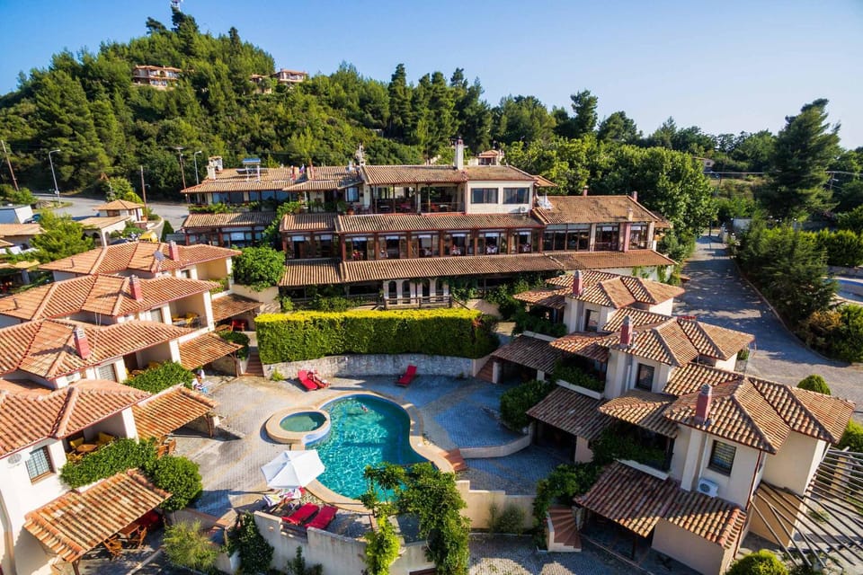 Bird's eye view, Pool view