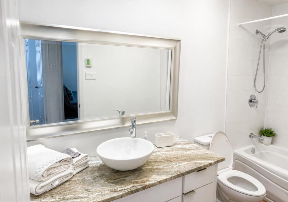 Shower, Toilet, towels