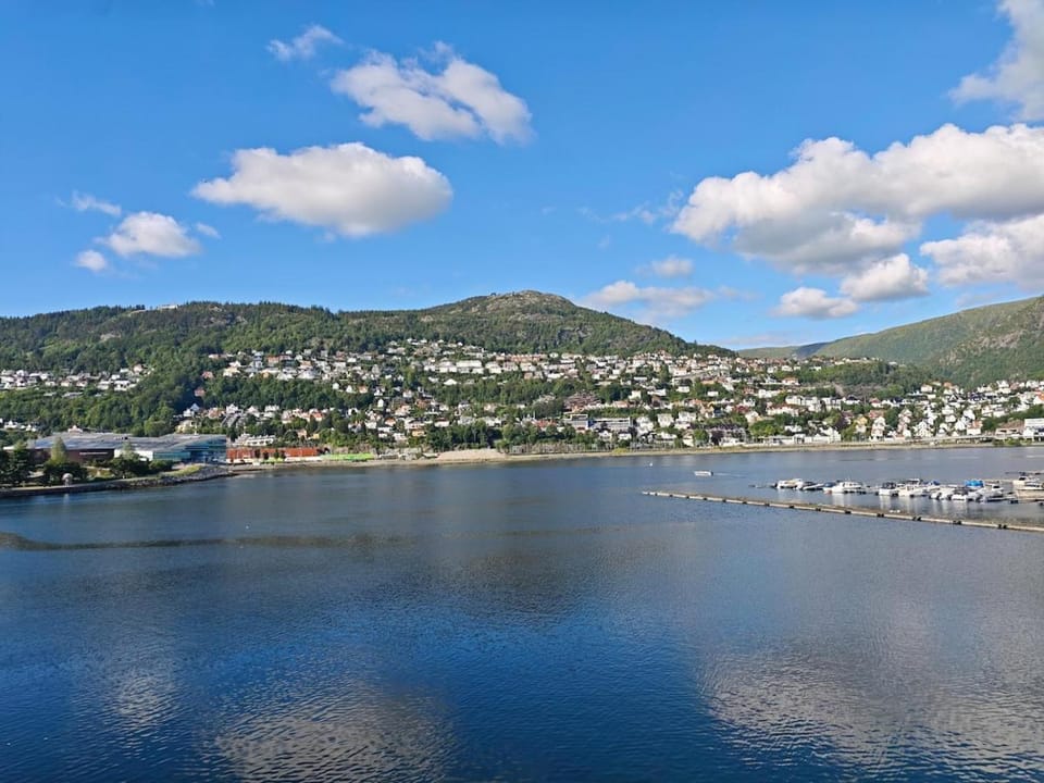 Modern and ocean view flat in city Apartment in Bergen