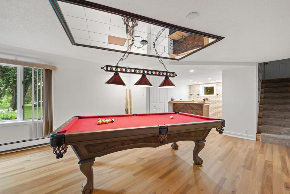 Billiard, Game Room, Kitchen or kitchenette