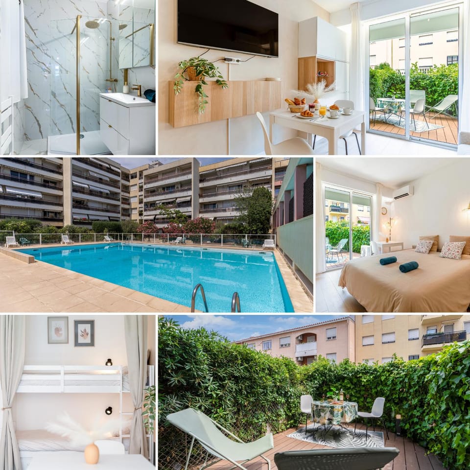 Patio, Bathroom, Dining area, Bedroom, Swimming pool