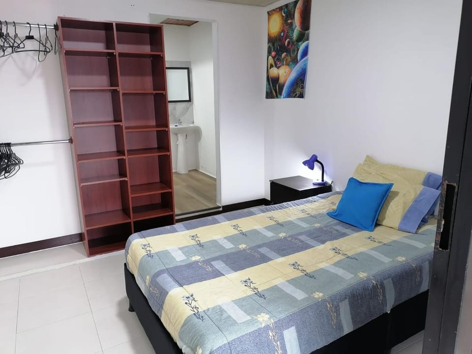 Bed, Photo of the whole room, Bedroom, wardrobe