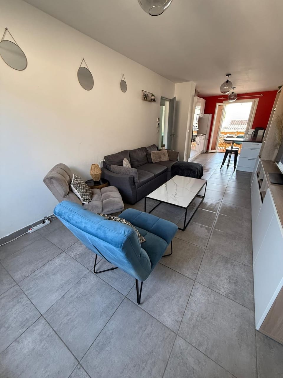 3 pièces climatisé, terrasse, tout équipé, à 10 minutes des plages et de Montpellier Apartment in Mauguio