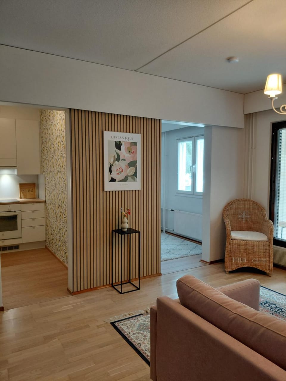 Puiston Helmi 1mh, oh k, sauna, parveke Apartment in Finland
